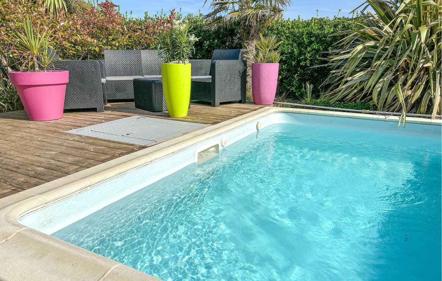 Foto 9 von 26: Apartment mit Meerblick, Pool und Parkplatz, 2 km zum Strand