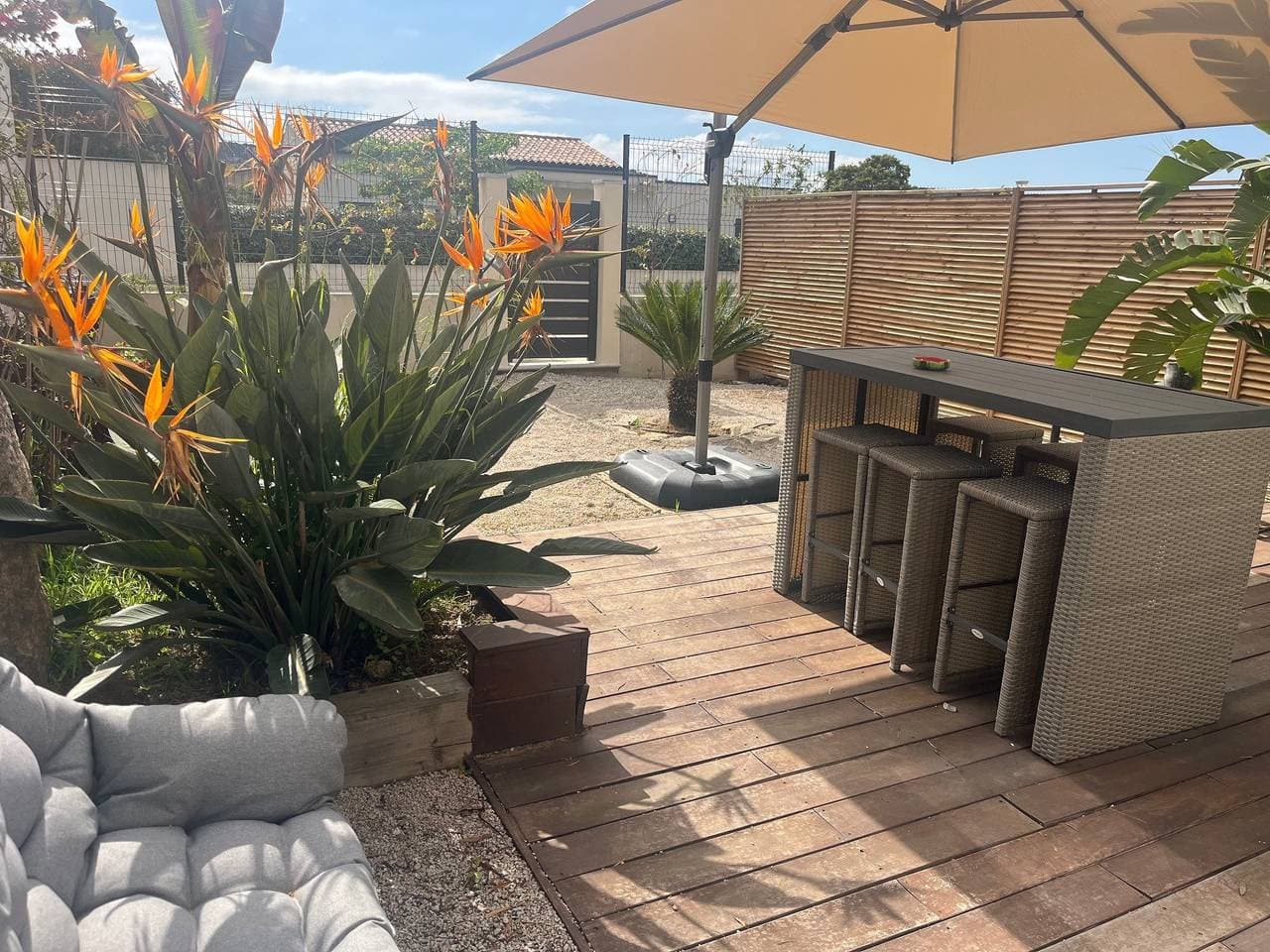 Foto 12 von 19: Ferienwohnung für 2 Personen mit Garten