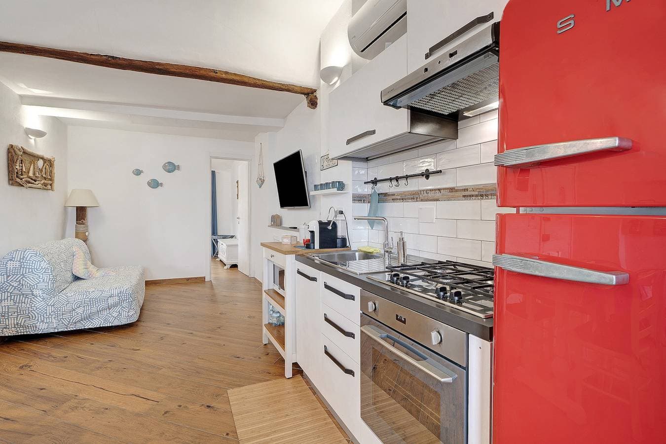 Foto 5 von 40: Apartment „Bedliving Nel Blu“ mit Meerblick, WLAN und Klimaanlage