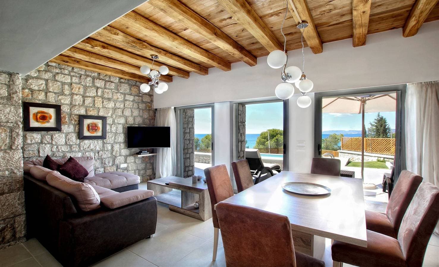 Foto 11 von 30: Executive Rhodes Villa | Villa Luciana | 3 Bedroom with Sea Views | Pefkos