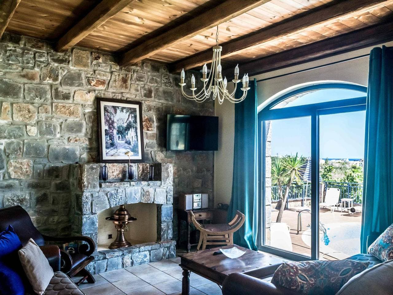 Niriides Villas_ Liagori_ 2-Schlafzimmer privater Pool 1