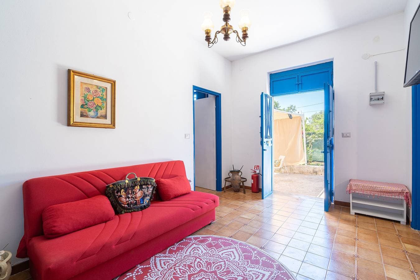 Foto 5 von 28: Apartment 'Villa Dünya Ospitalità Siciliana' mit privatem Pool, Terrasse und Klimaanlage