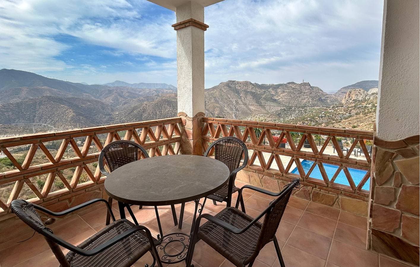 Foto 9 von 21: Wohnung mit Panoramablick, Pool, Parkplatz und Internet - in der Nähe von El Chorro und Rio Guadalhorce