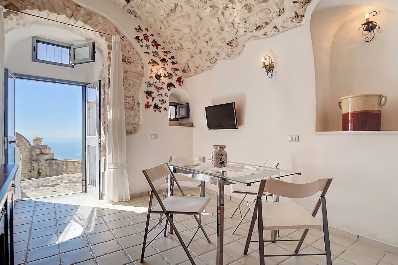 Foto 2 von 23: Studio „Al Torrione 2“ mit Meerblick und Klimaanlage