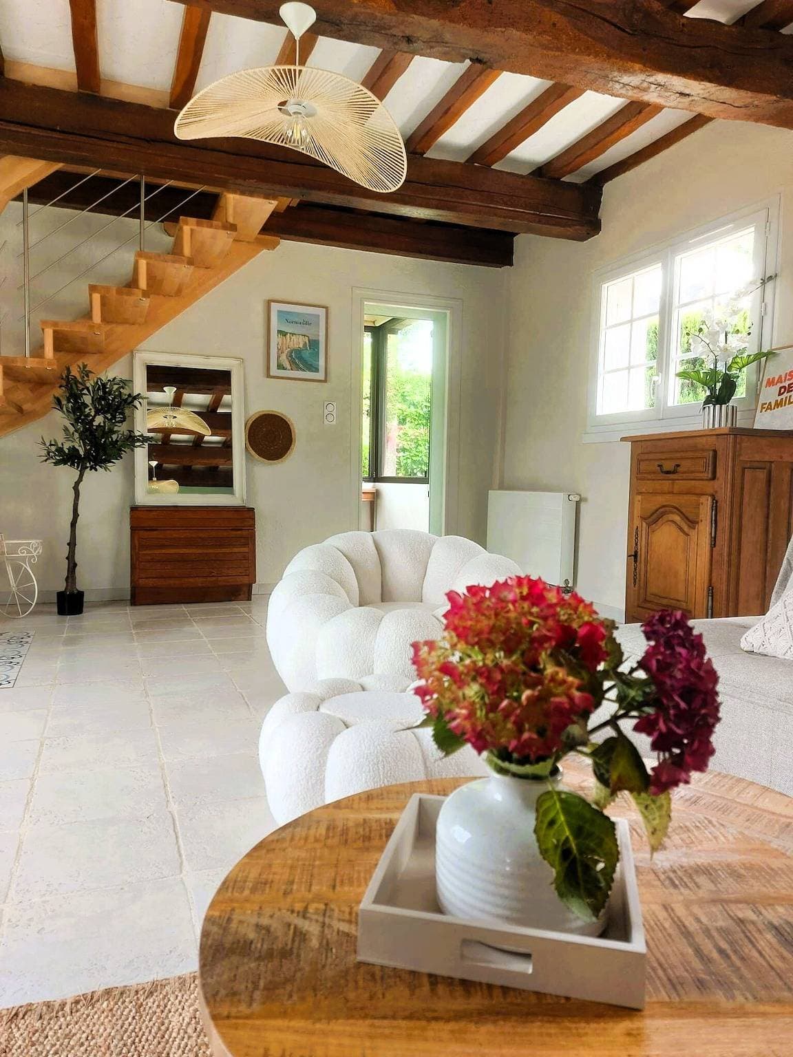 Foto 3 von 40: Ferienhaus 'La Hune Maison Vue Sur Seine' mit Terrasse, privatem Garten und WLAN