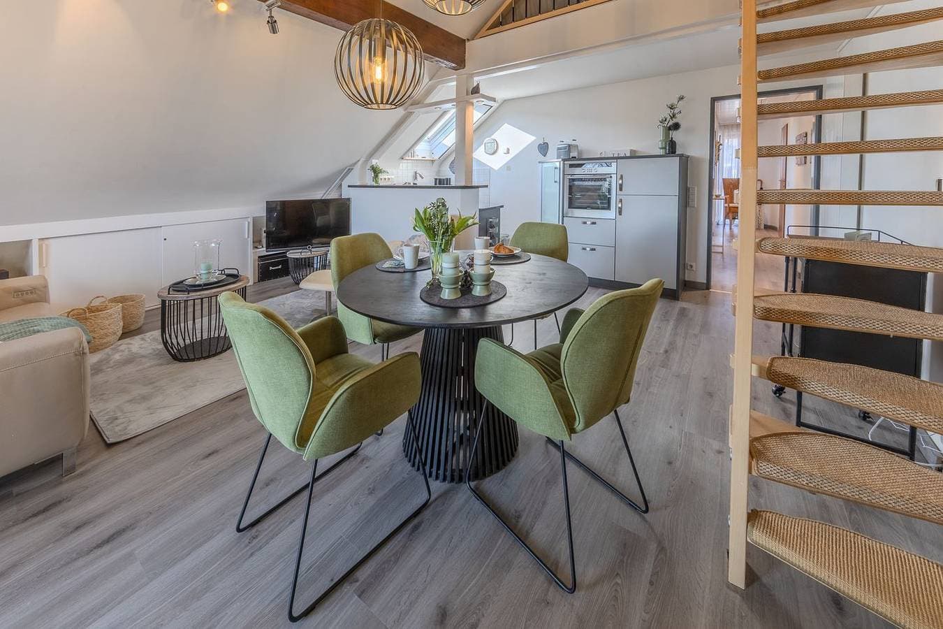 Foto 5 von 16: Fewo Seesternchen, überdachter Balkon, für max. 2 Erwachsene + 2 Kinder