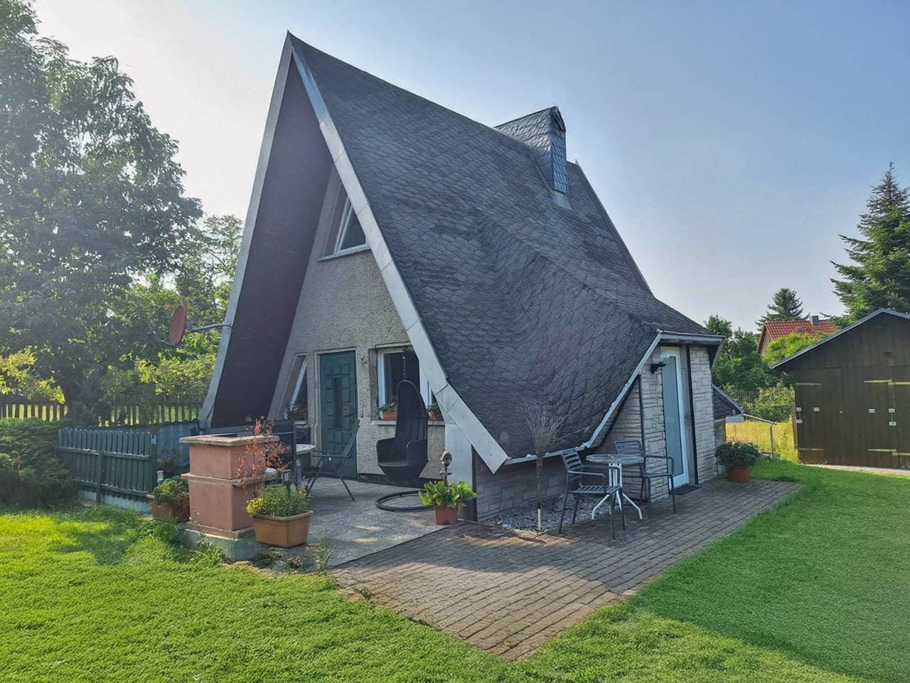 Gemütliche Finnhütte mit Kamin im Harz 1
