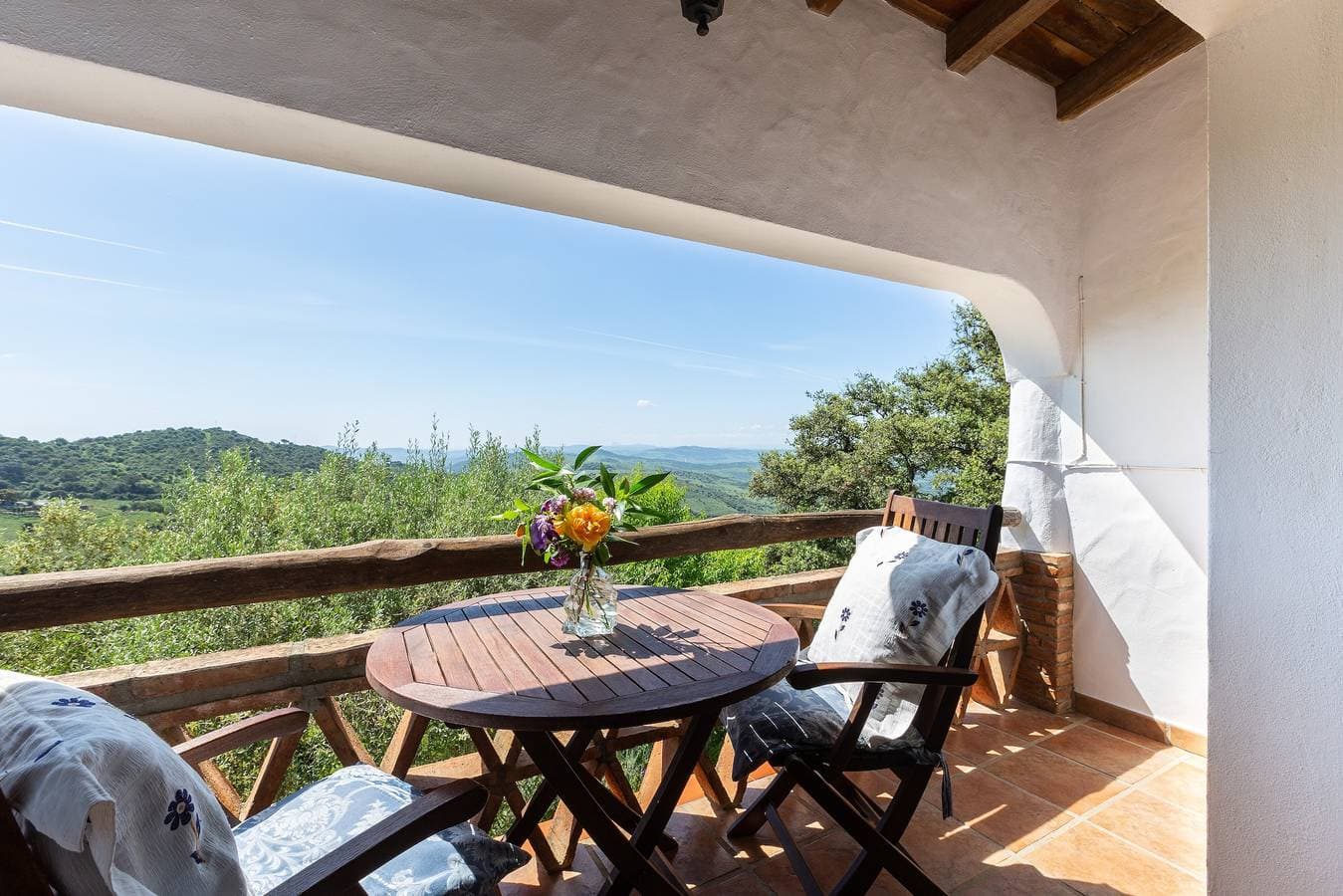 Foto 6 von 32: Ferienhaus „Los Algarrobos Gaucin“ mit Bergblick, Pool, Balkon & Terrasse