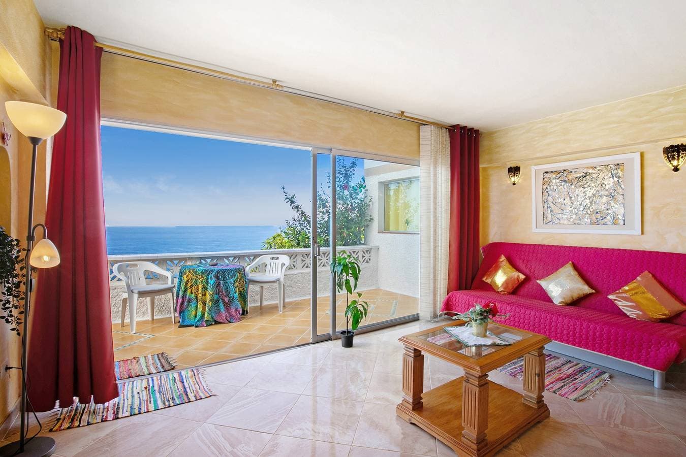 Foto 4 von 31: Ferienwohnung "En Jardín Mariposa" mit Meerblick, Gemeinschaftspool und WLAN