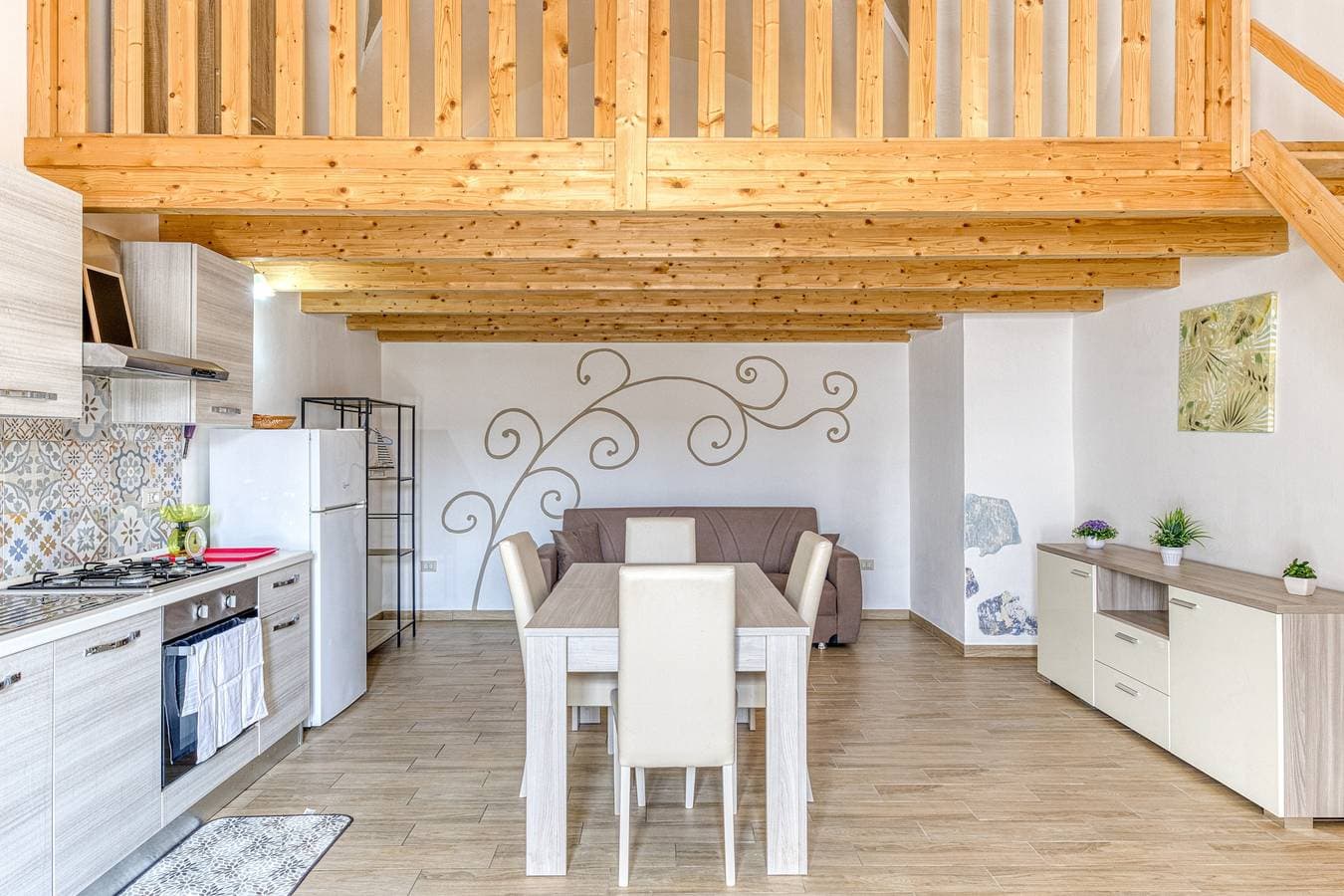 Foto 6 von 20: Apartment 'Corte Stella Fedea' mit privatem Hof, Garten und Klimaanlage
