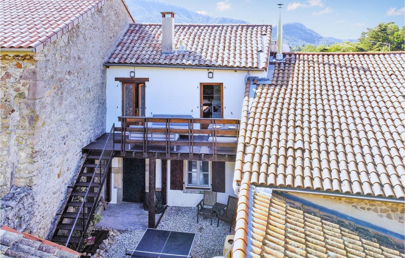 Gartenwohnung mit Pool, Saint-Michel 1