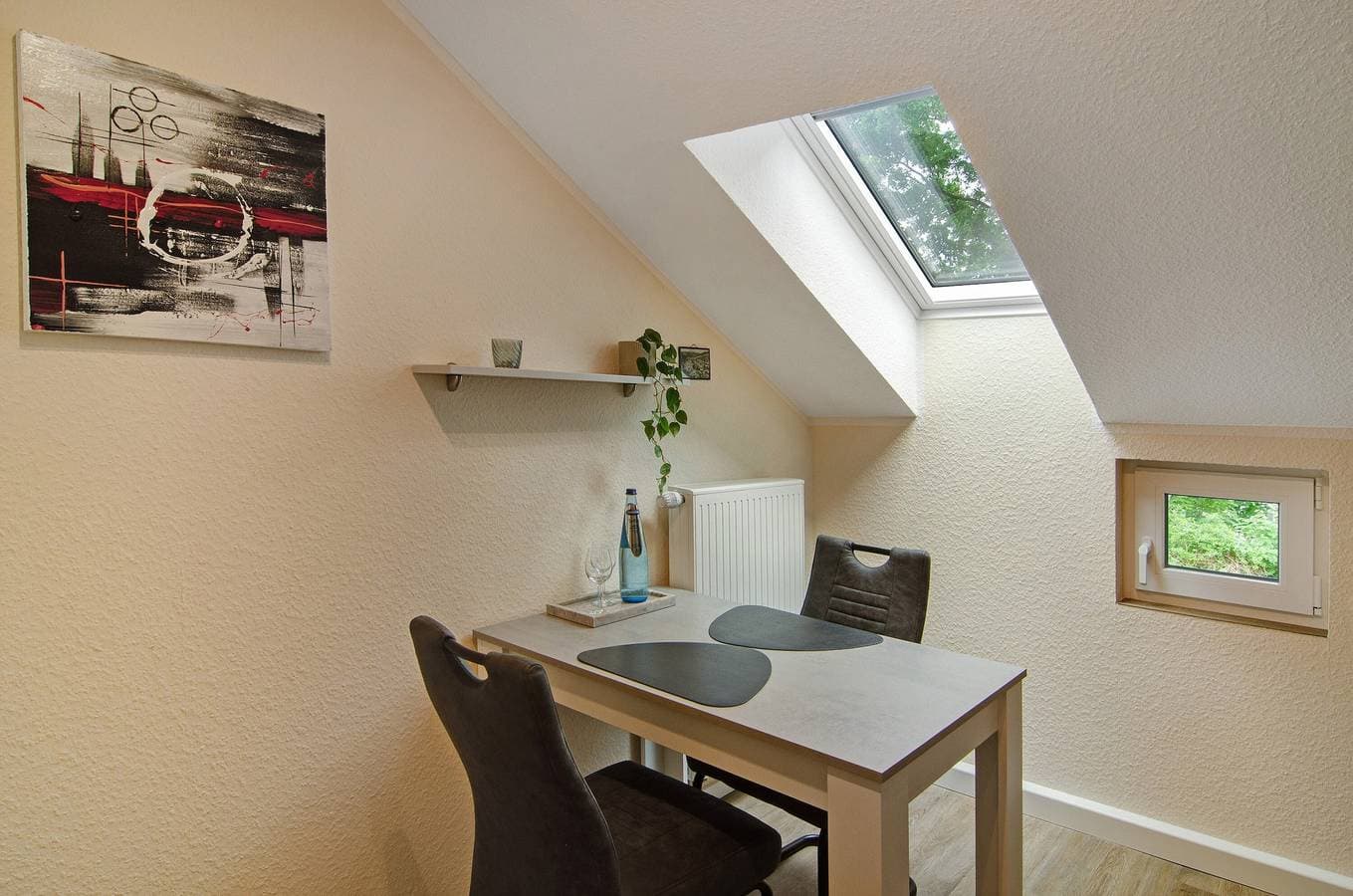 Foto 10 von 28: Wohnung 2 Birkenwald mit Gemeinschaftsterrasse, Gemeinschaftsgarten und WLAN