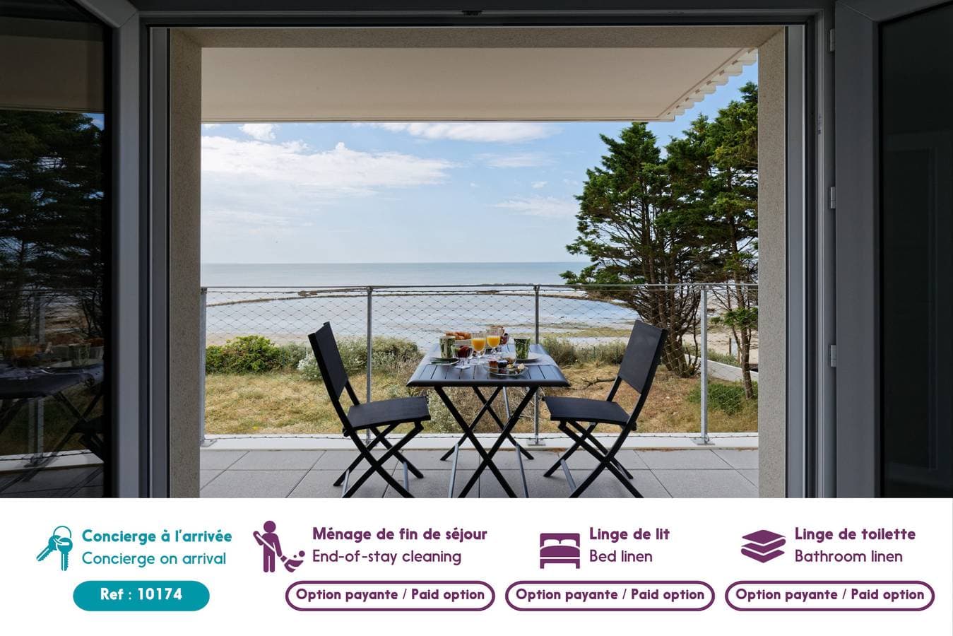 Foto 3 von 26: Gegenüber dem Meer - 50 m vom Strand entfernt