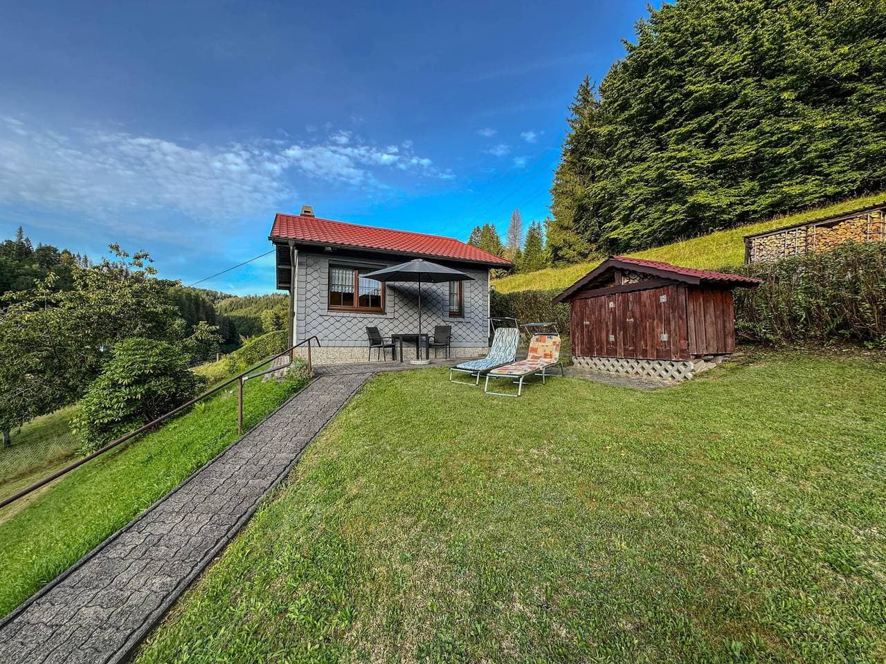 Ferienhaus am Hang im Thüringer Wald 1