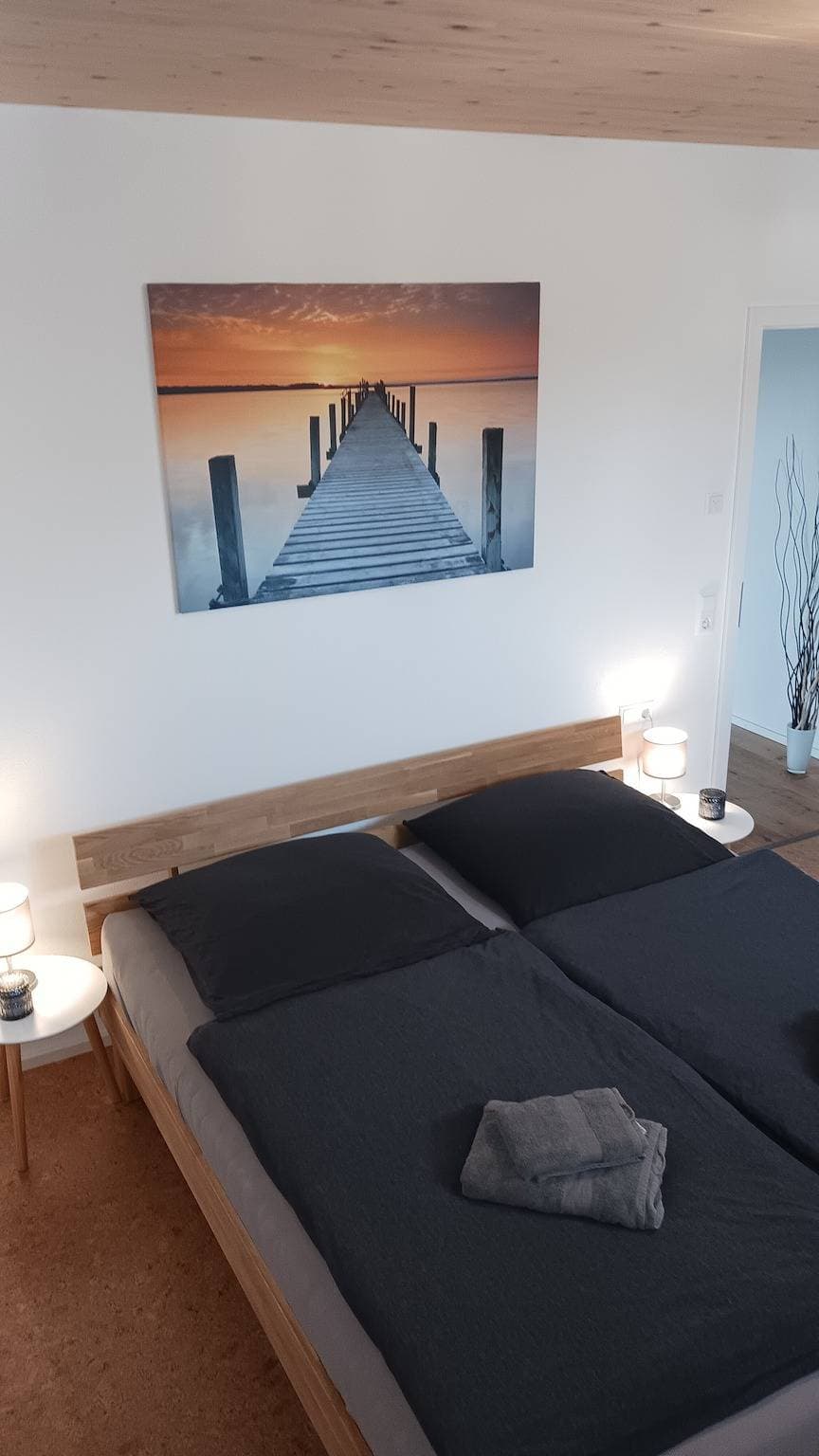 Foto 12 von 22: Ferienwohnung Im Alpenblick Wangen-Primisweiler mit Berg- und Seeblick