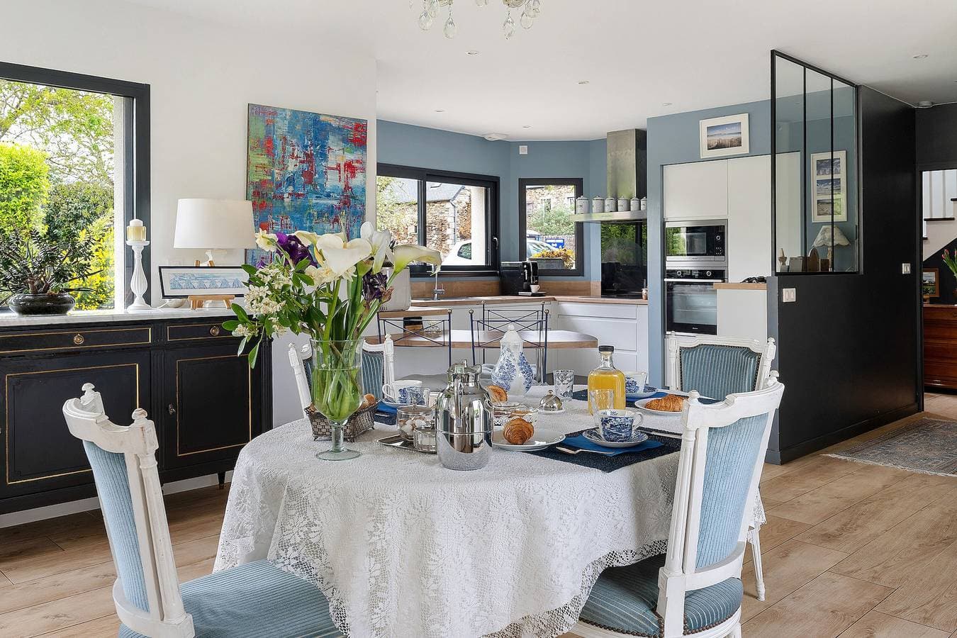 Foto 4 von 23: Bed & Breakfast 'Les Goélands - 1' mit Gemeinschaftsgarten und WLAN