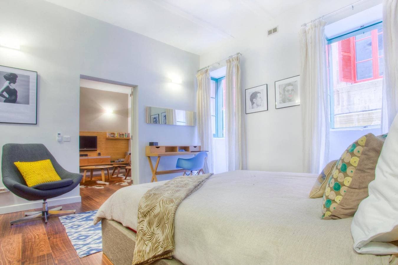 Foto 7 von 25: Ferienwohnung für 4 Personen mit Balkon