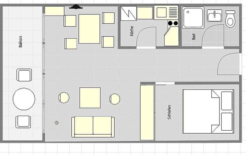 Foto 4 von 20: Apartment mit Balkon