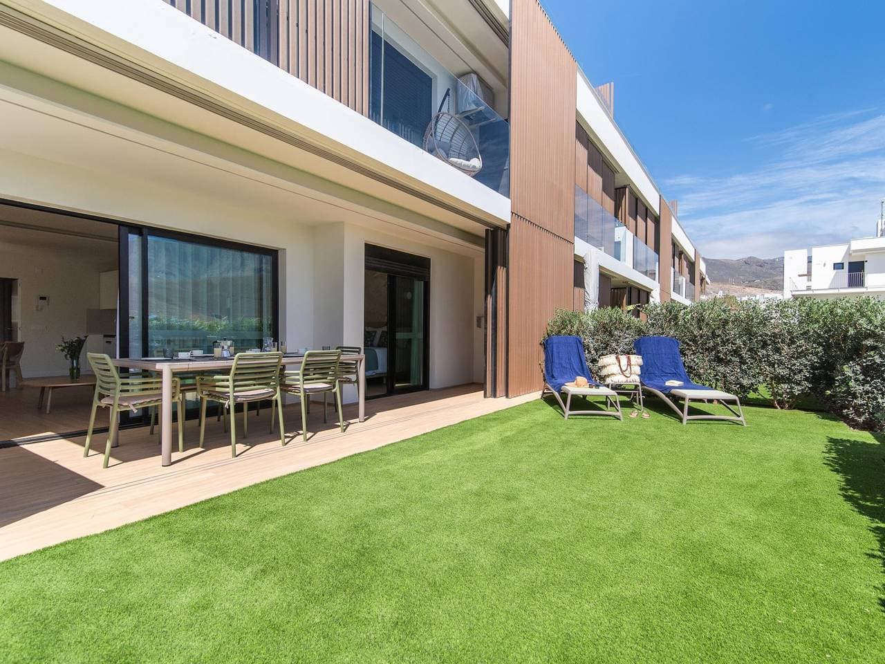 Foto 3 von 25: Moderne Wohnung in Agaete mit Gemeinschaftspool und großer Terrasse