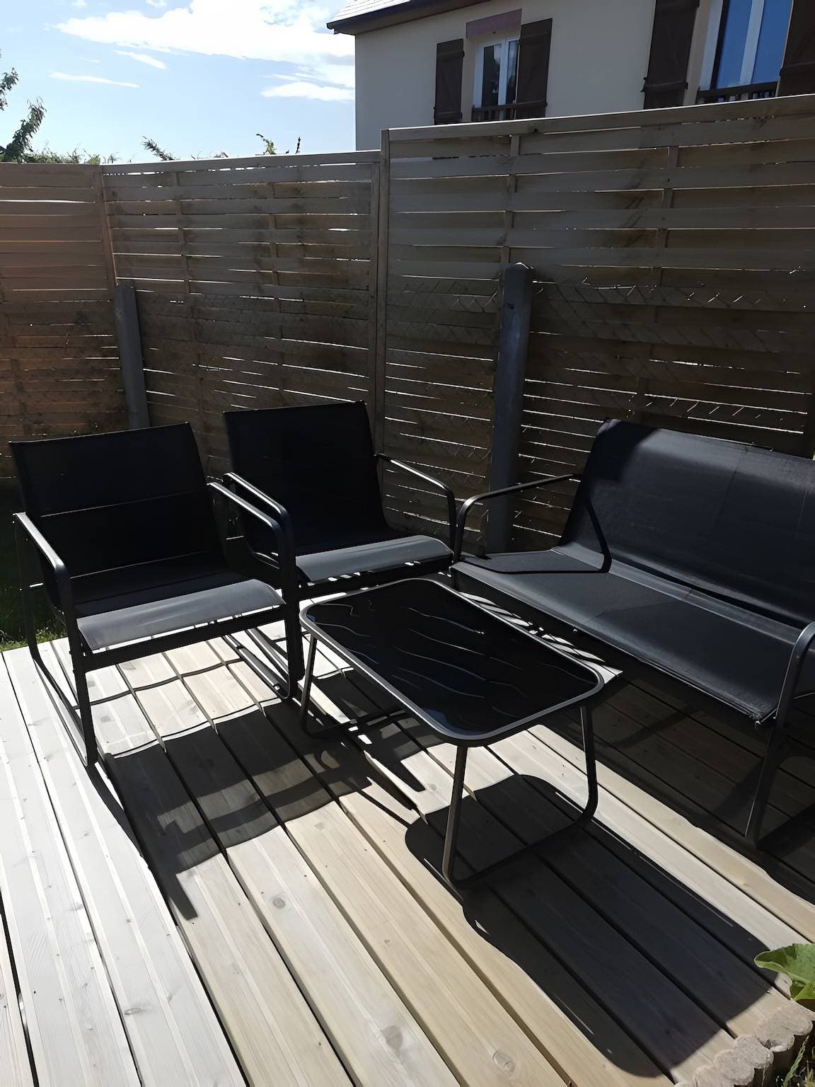 Foto 12 von 16: Chalet „Honfleur“ bei Bbm in Honfleur – Meerblick, Terrasse, Parkplatz