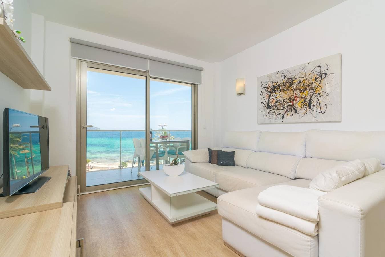 Foto 6 von 26: Sa Maniga - Apartment mit Meerblick in Cala Millor. WiFi gratis