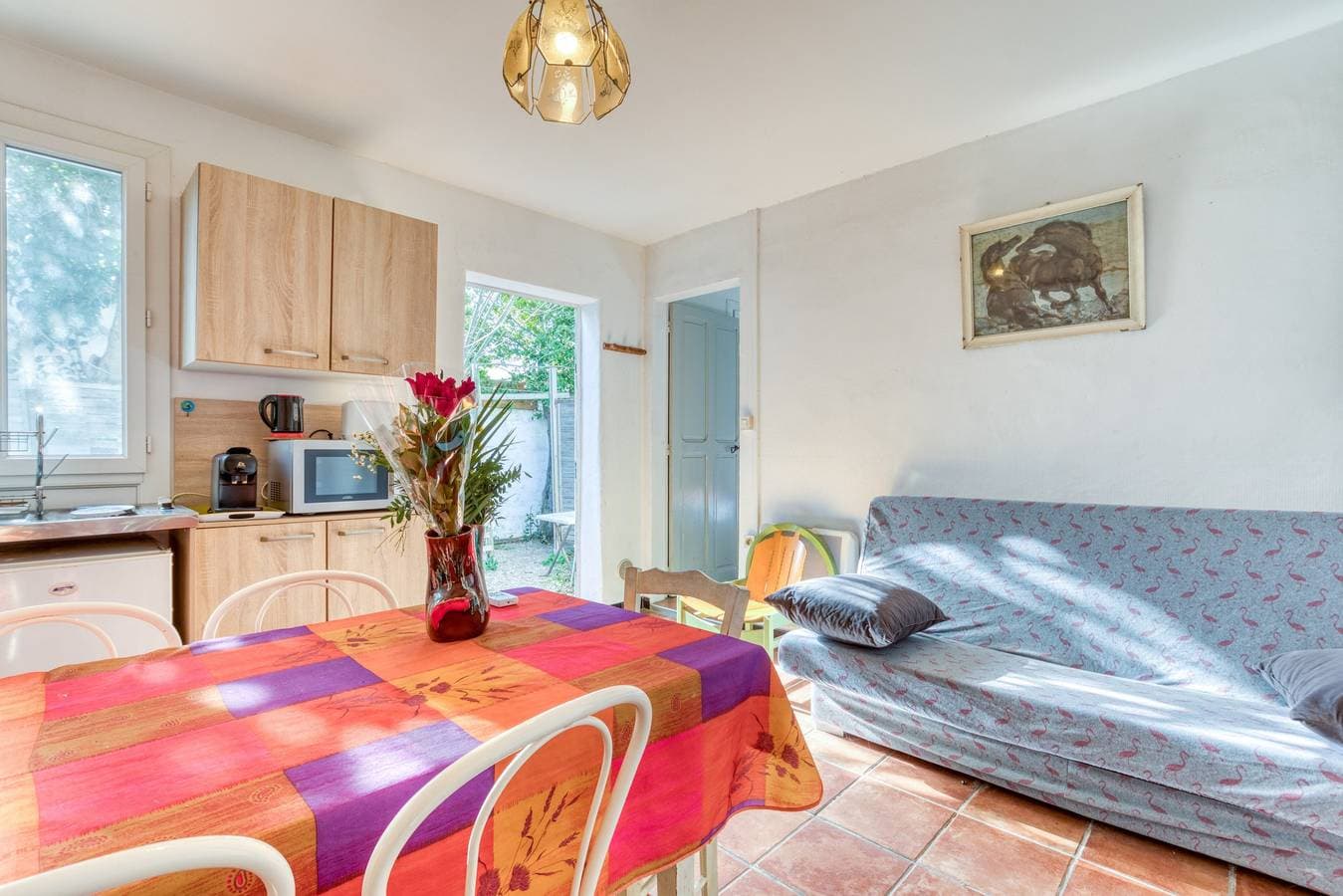 Foto 9 von 23: L'Aigrette – Apartment mit privatem Garten und WLAN, in der Nähe von Stränden und Stadtzentrum