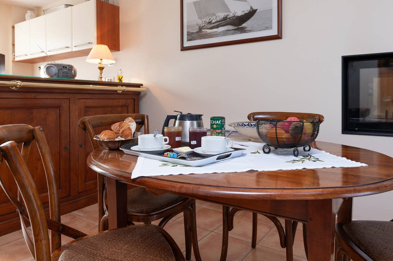 Foto 11 von 27: Gästezimmer 'La Trinité-sur-mer' mit privater Terrasse, Gemeinschaftsgarten und WLAN