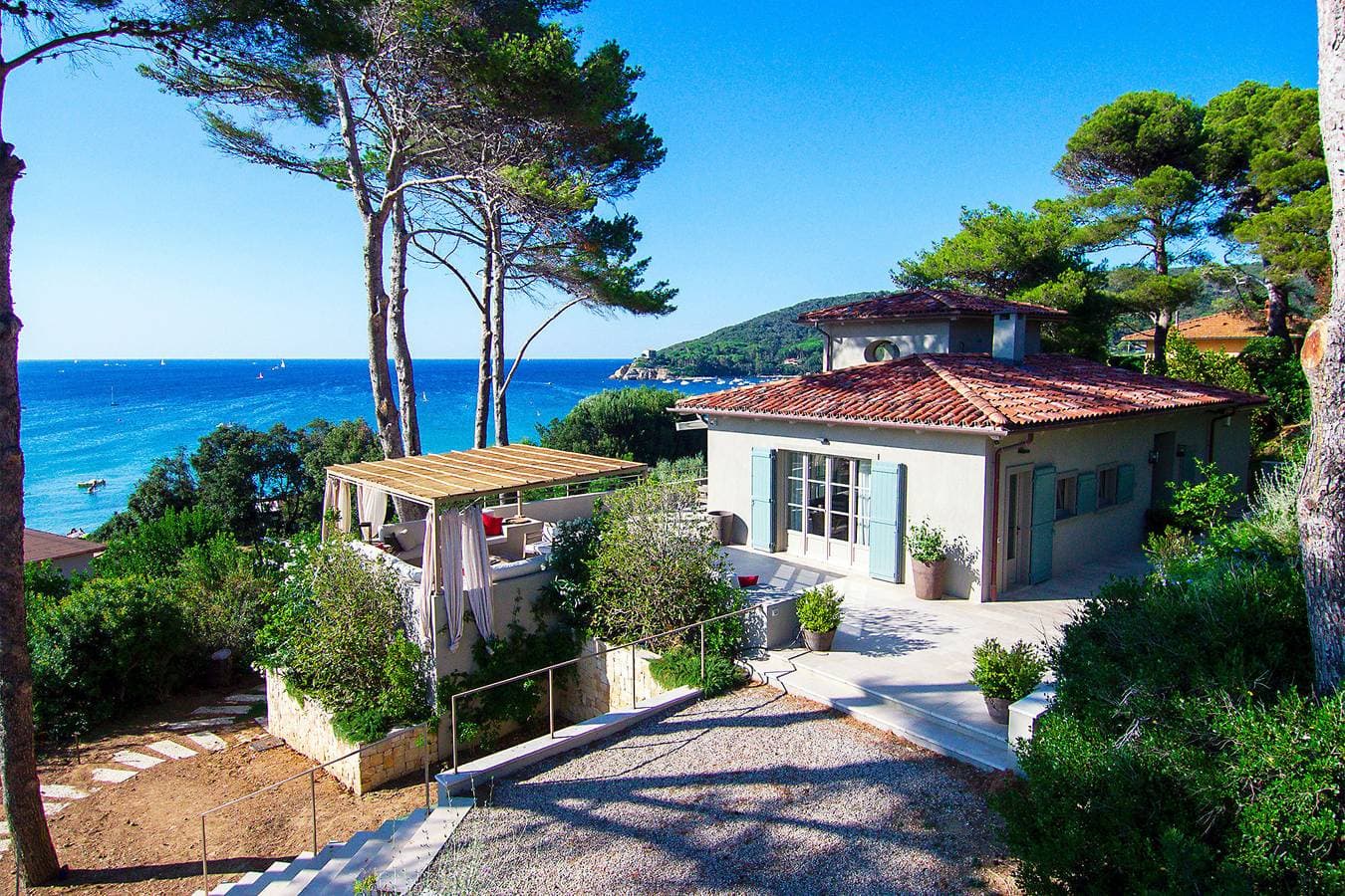 Villa Red Mullet House direkt am Strand 1