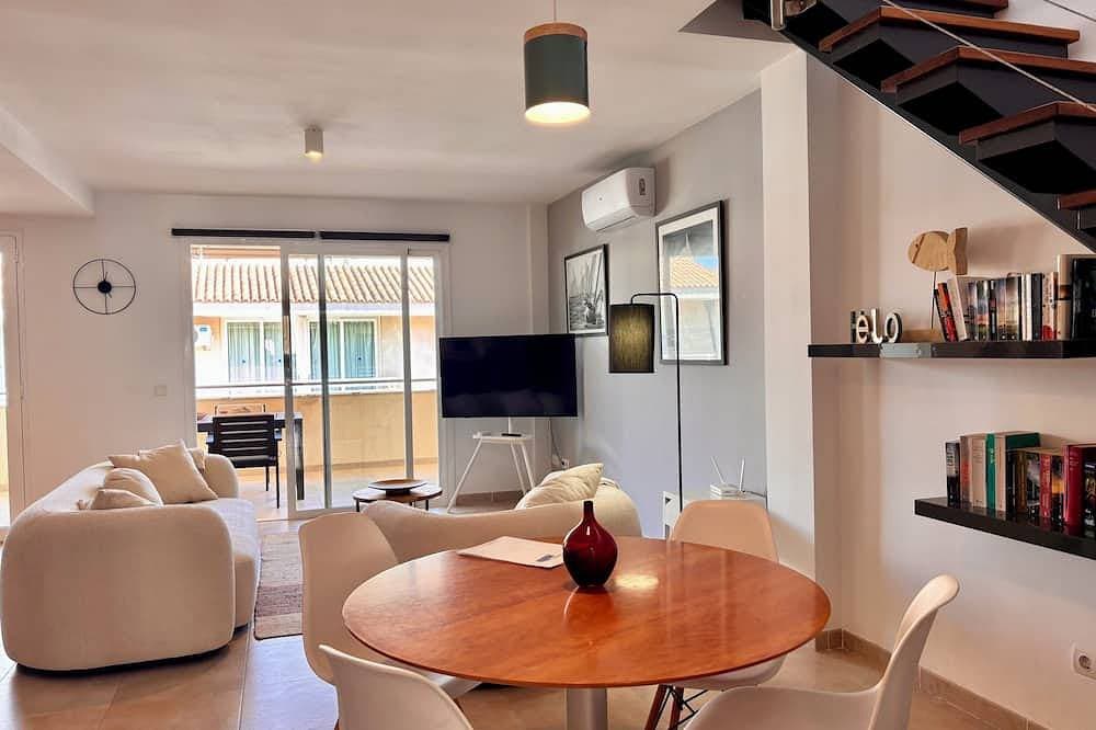 Foto 10 von 30: Dachgeschoss: private Terrassen, Wlan , Klima, Tvsat