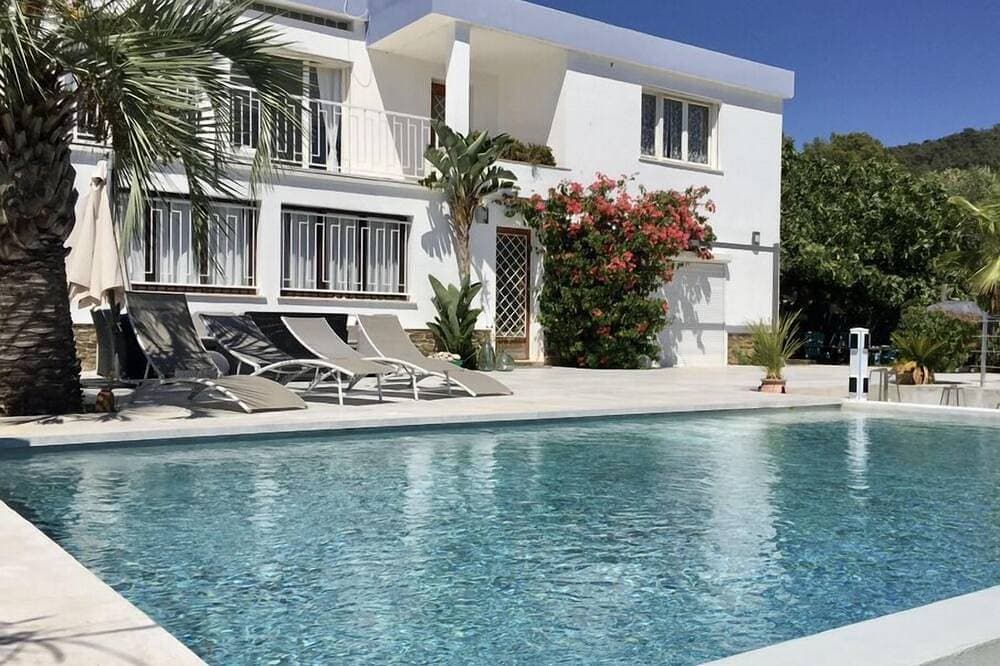Californian style villa, 8 people, heated pool 5 min from the beach 1