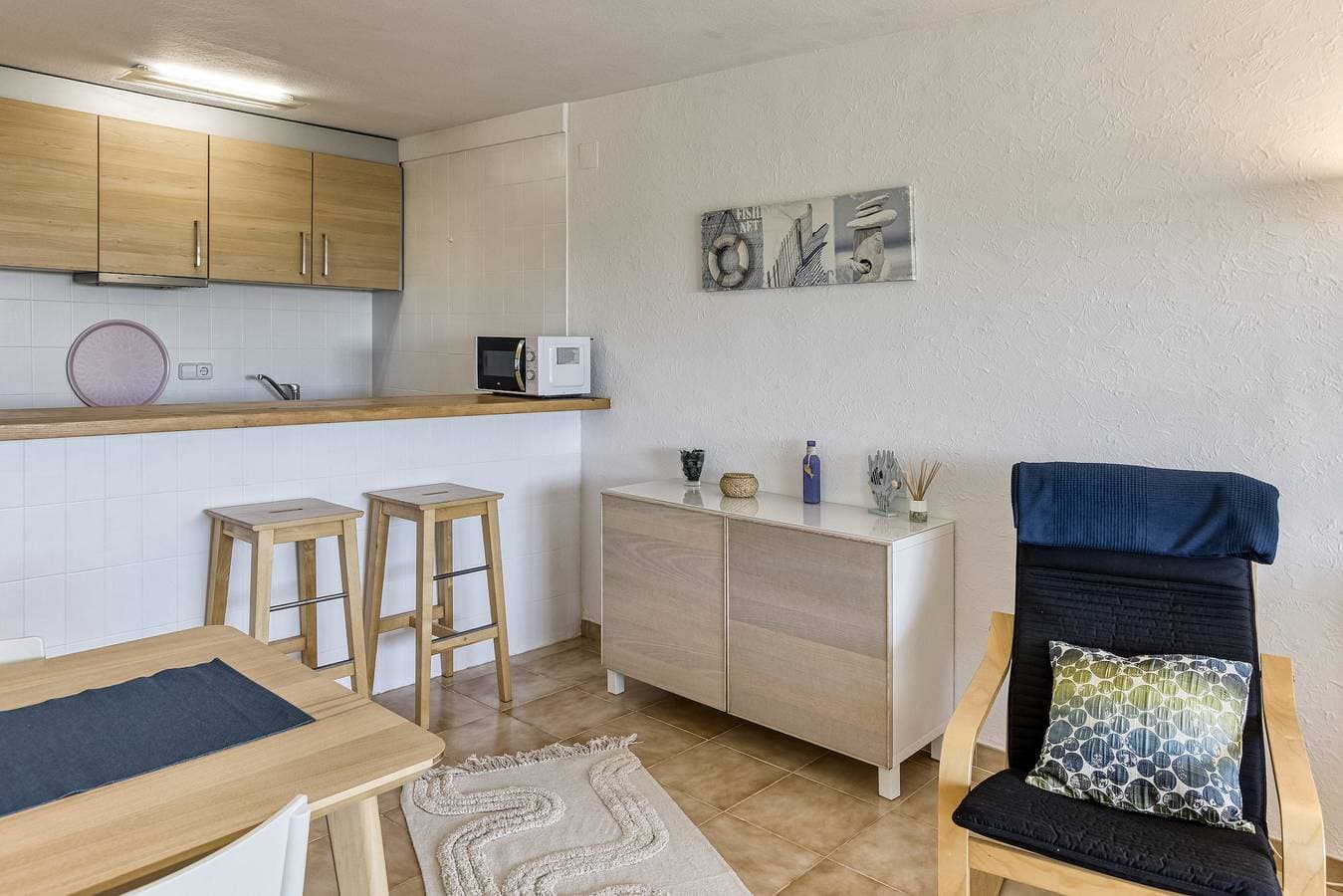 Foto 6 von 26: Apartment 'Salins 1' mit privater Terrasse am Strand von Empuriabrava, WLAN & Klimaanlage