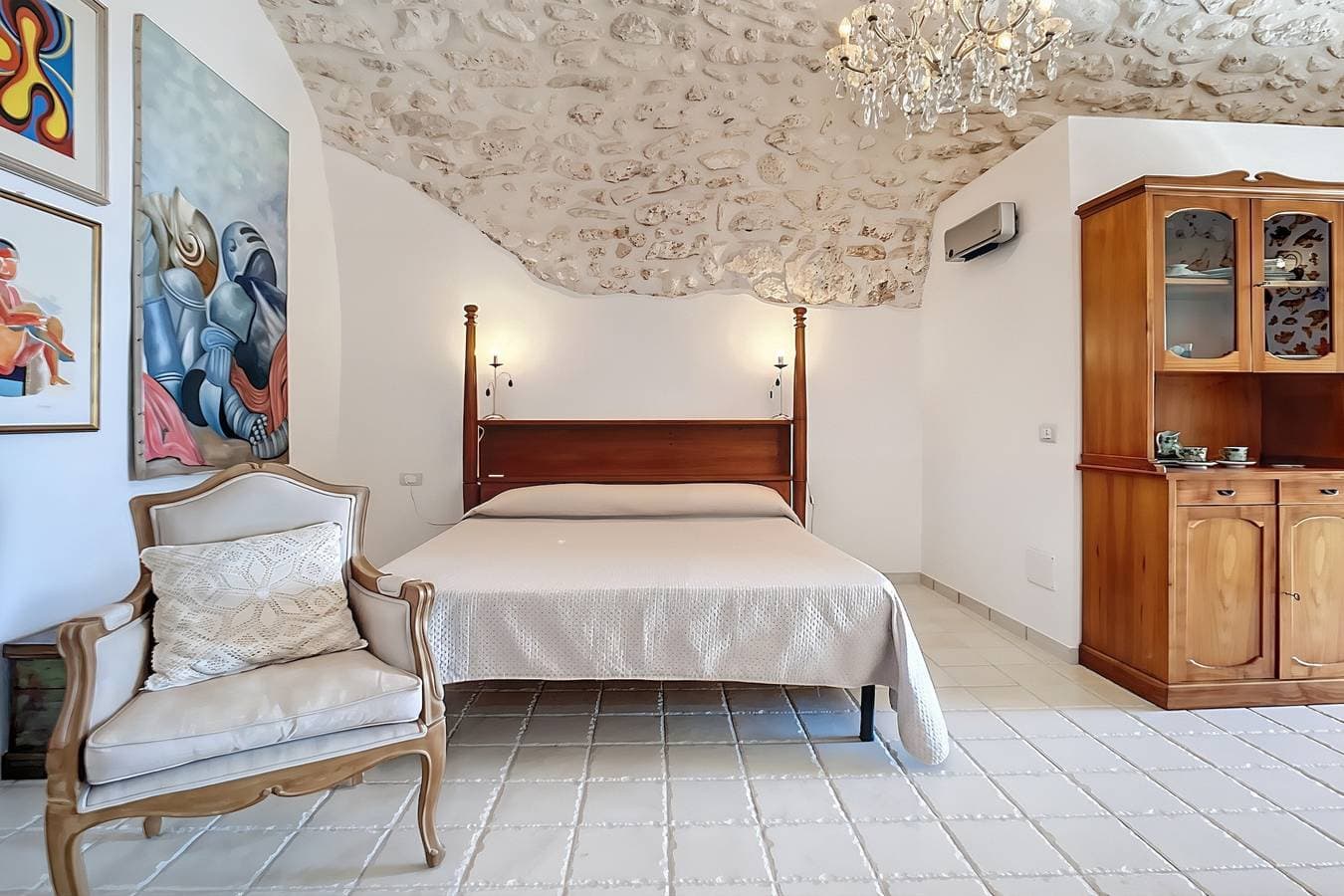 Foto 11 von 23: Studio „Al Torrione 2“ mit Meerblick und Klimaanlage