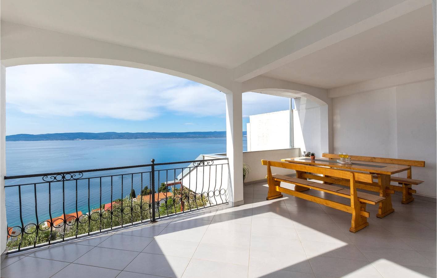 Foto 11 von 21: Gemütliche Wohnung mit Terrasse, WLAN und Parkplatz, 1,5 km vom Strand entfernt