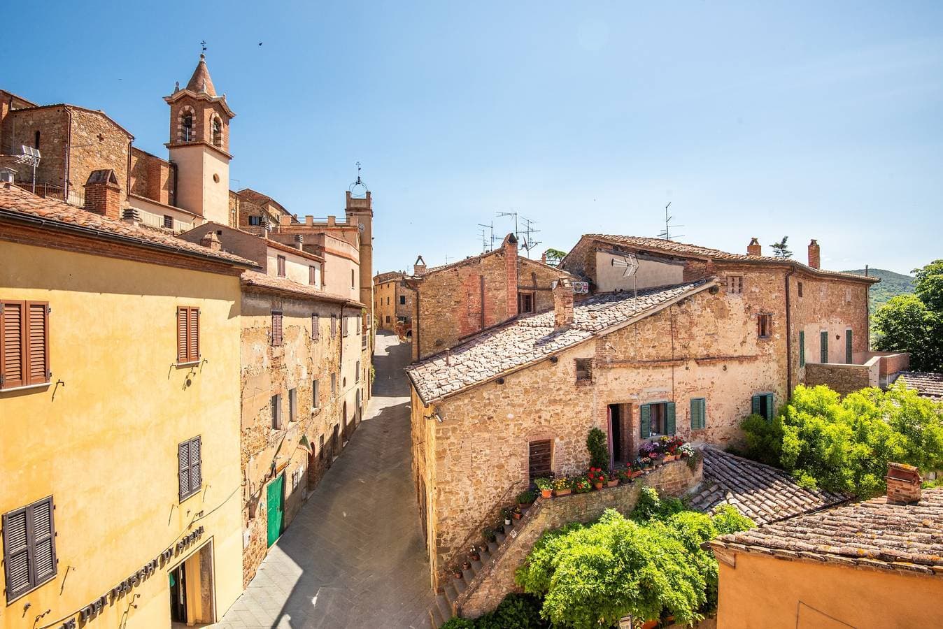 Foto 11 von 26: Locanda di Montisi – Zimmer Contrada zwischen den Hügeln von Montalcino