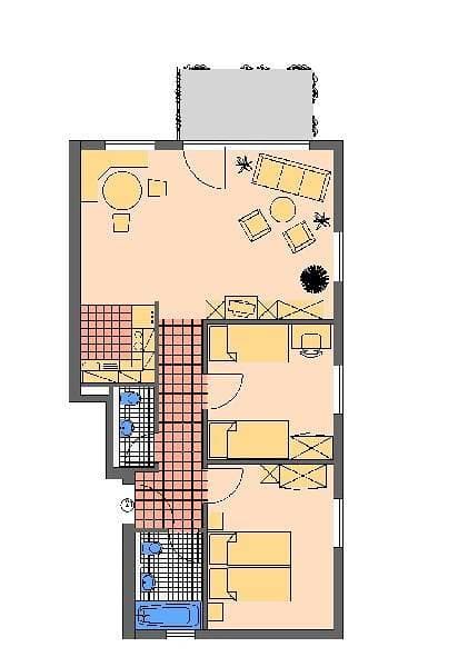 Foto 10 von 10: Aparthotel Sonnenburg - Ferienwohnung Typ C für max. 4 Personen