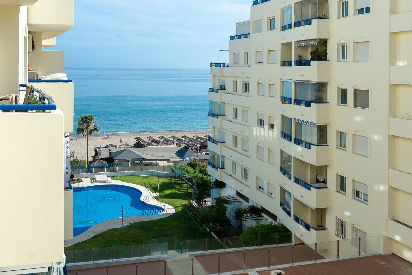 Foto 8 von 24: Ferienwohnung "Banana" mit Meerblick, Gemeinschaftspool und Klimaanlage