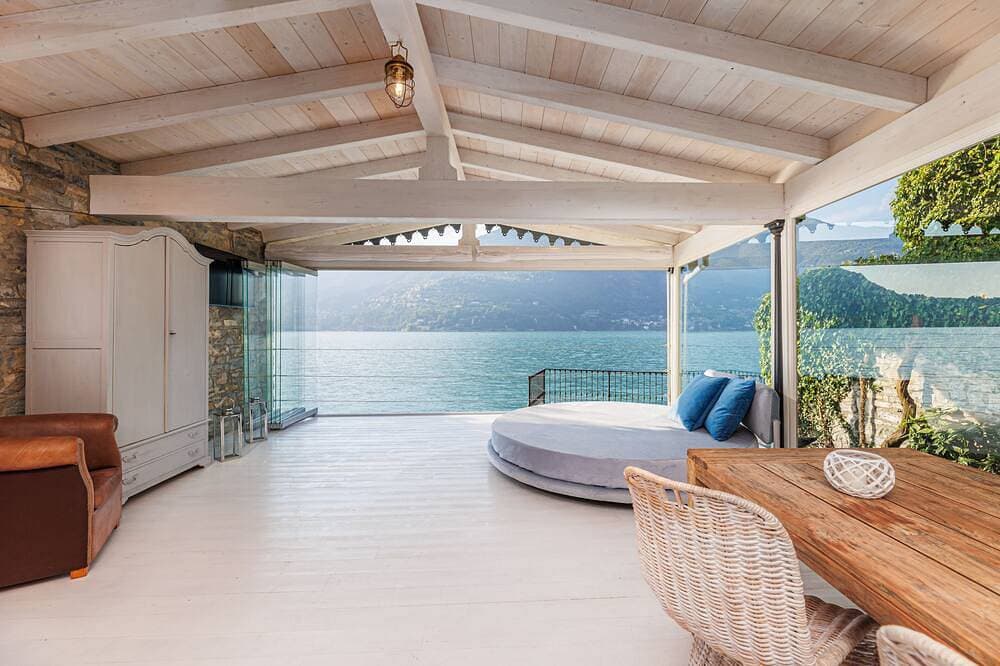 Das Dock der Villa Sardagna 1