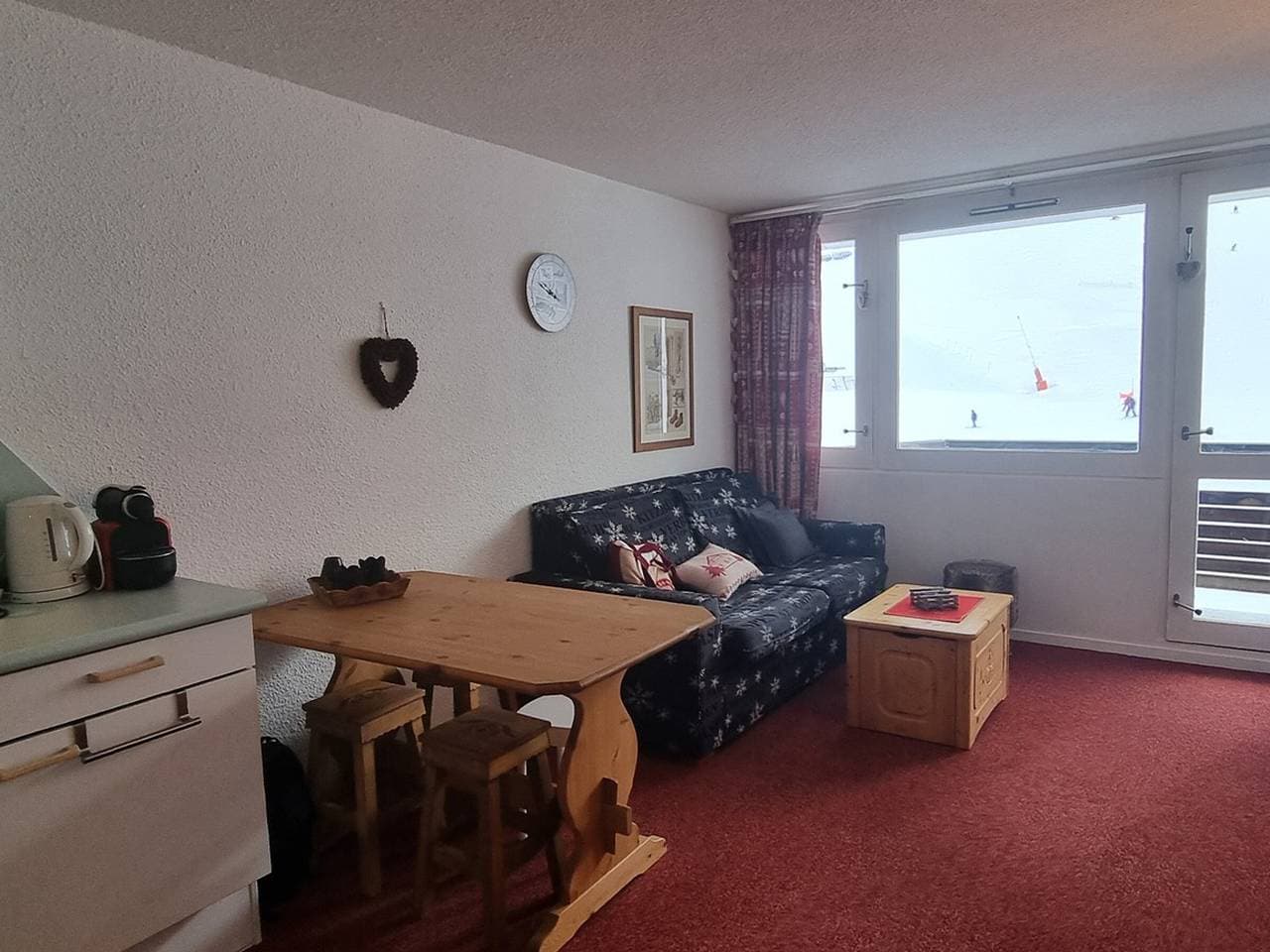 Foto 2 von 19: Bequemes Studio, auf der Piste, Südbalkon