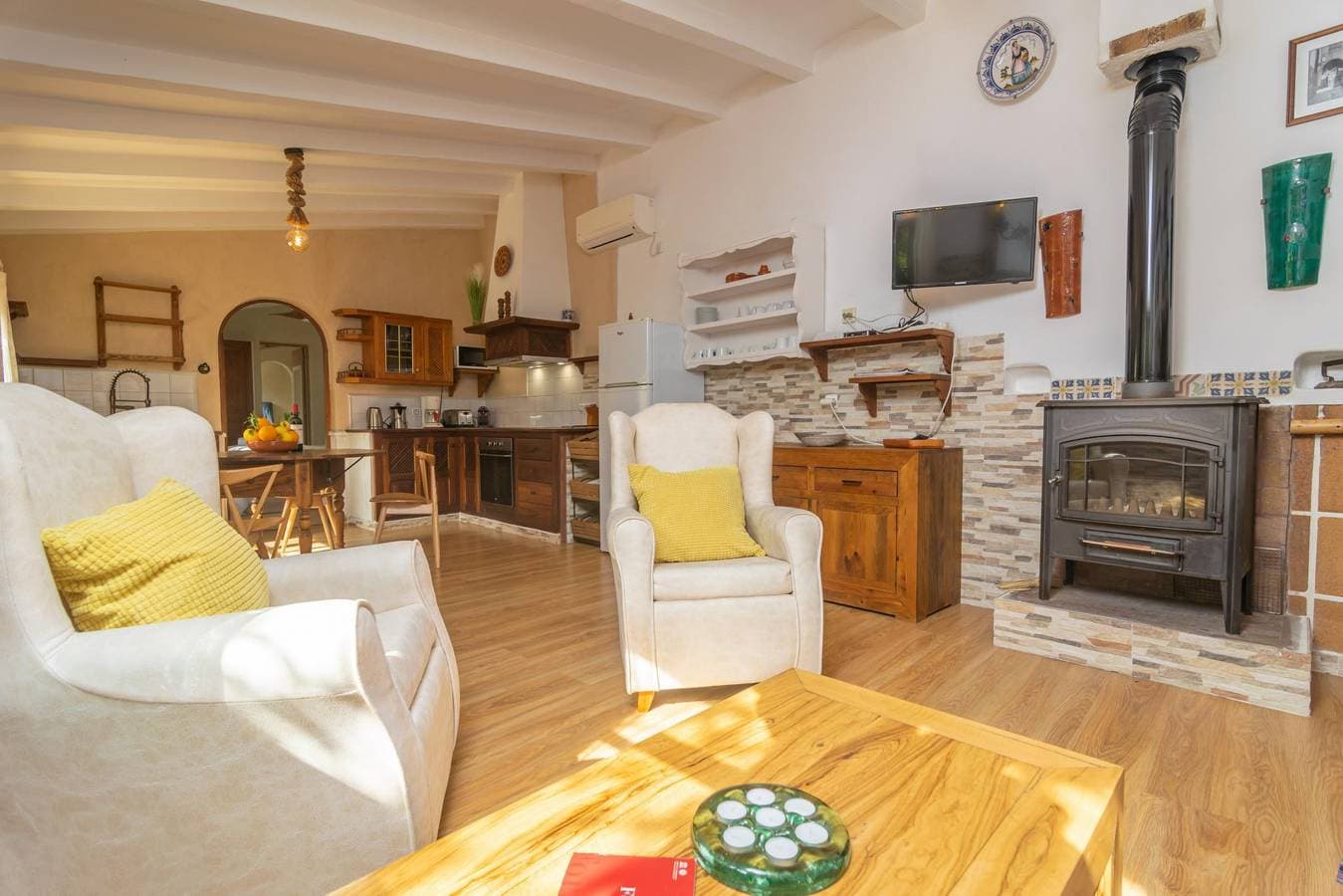 Foto 9 von 47: Ses Begudes - Ferienhaus mit privaten Pool in Fornalutx. WiFi gratis.