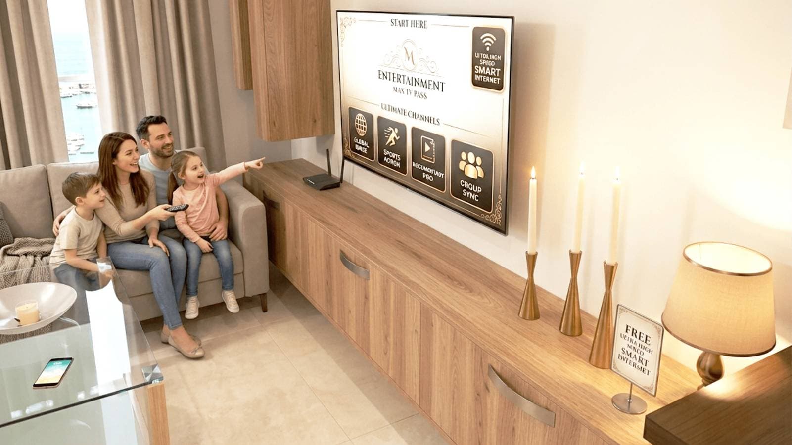 Foto 7 von 51: GrandBlue Vista Premier Ferienwohnung direkt am Meer