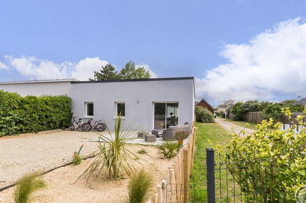 Foto 12 von 25: Moderne Ferienwohnung mit Garten, Terrasse, Nordisches Bad und in Strandnähe