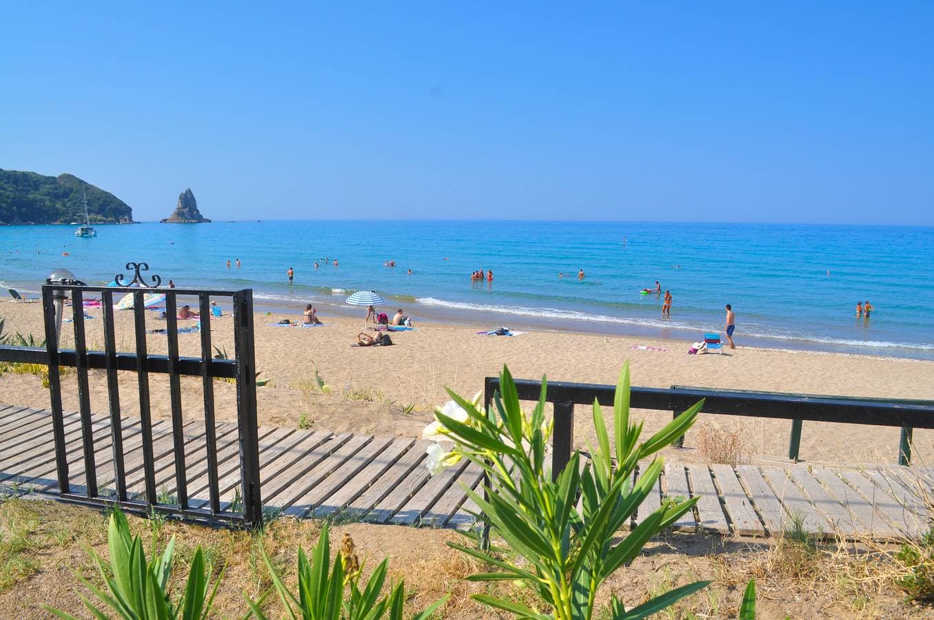 Foto 3 von 21: Korfu Strandhaus Yannis am Agios Gordios Strand