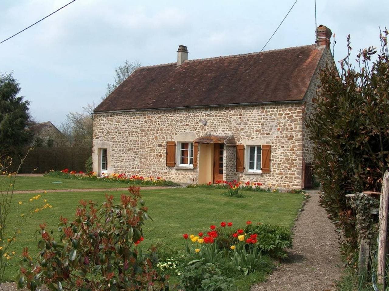 Charmantes Haus aus dem 17. Jahrhundert mit Garten in der Normandie 1