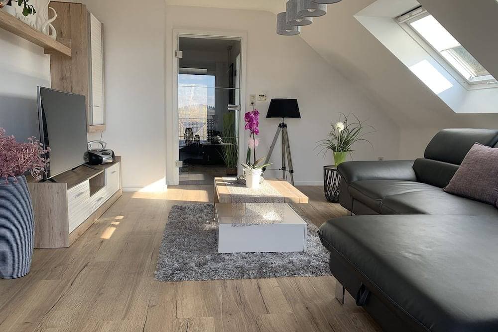 Foto 11 von 26: 4-Sterne Ferienwohnung (100qm) mit Balkon, Loggia und Garten