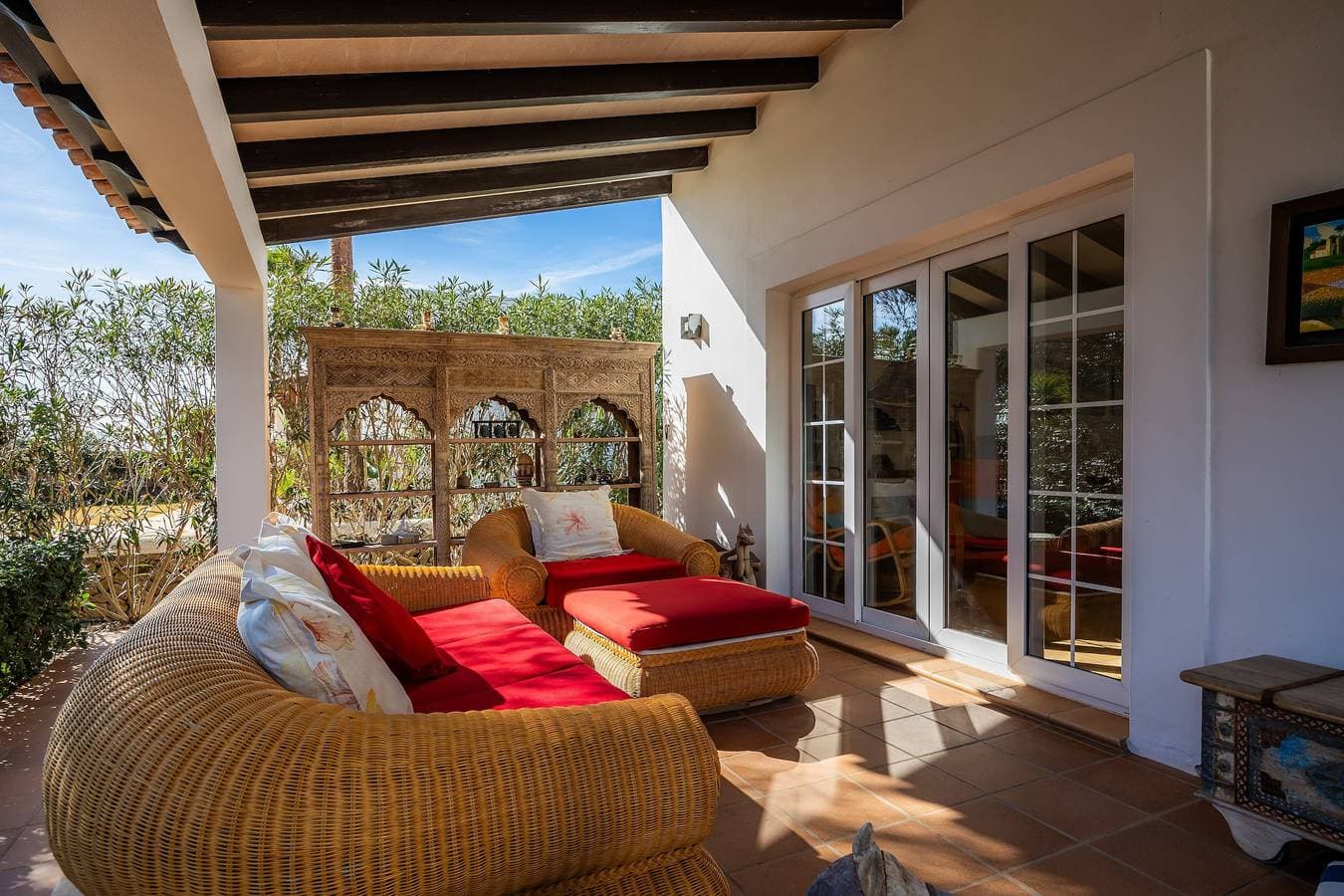 Foto 6 von 34: Villa „Luna“ mit Meerblick, Pool, Klimaanlage, Terrassen & Garten