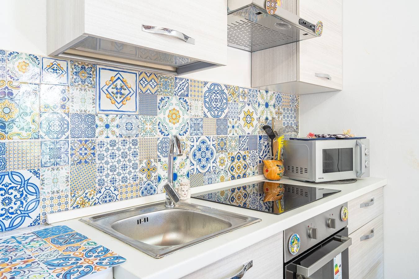 Foto 8 von 28: Apartment 'Villa Dünya Ospitalità Siciliana' mit privatem Pool, Terrasse und Klimaanlage