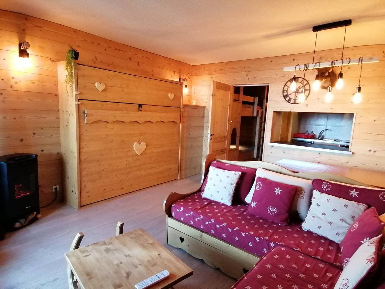 Geräumiges Bergstudio, Balkon mit Talblick, zentrale Lage, pistennah 1