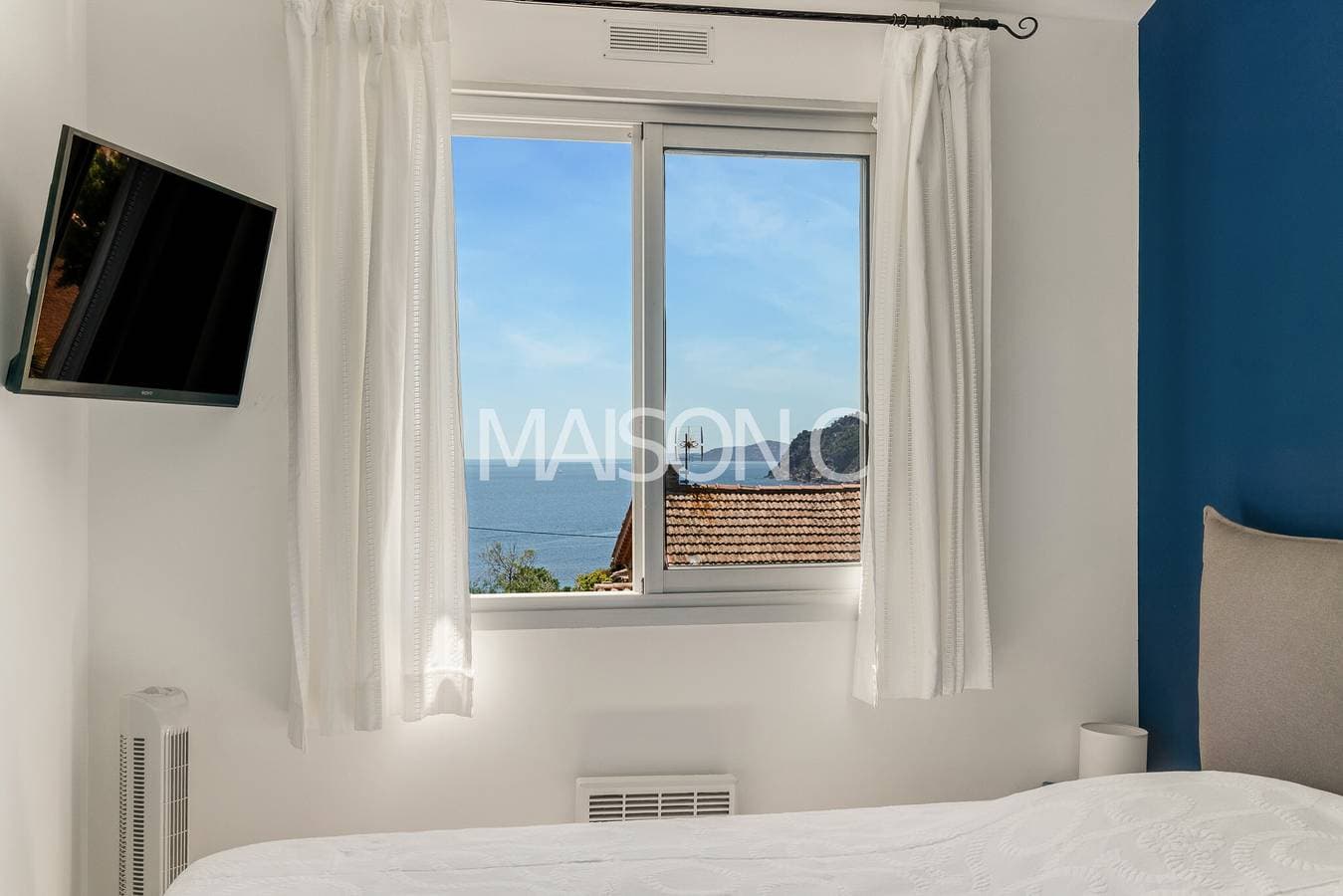 Foto 8 von 14: Apartment „Sea View – Nur wenige Schritte zum Meer“ mit Meerblick, Gemeinschaftsterrasse & Klimaanlage