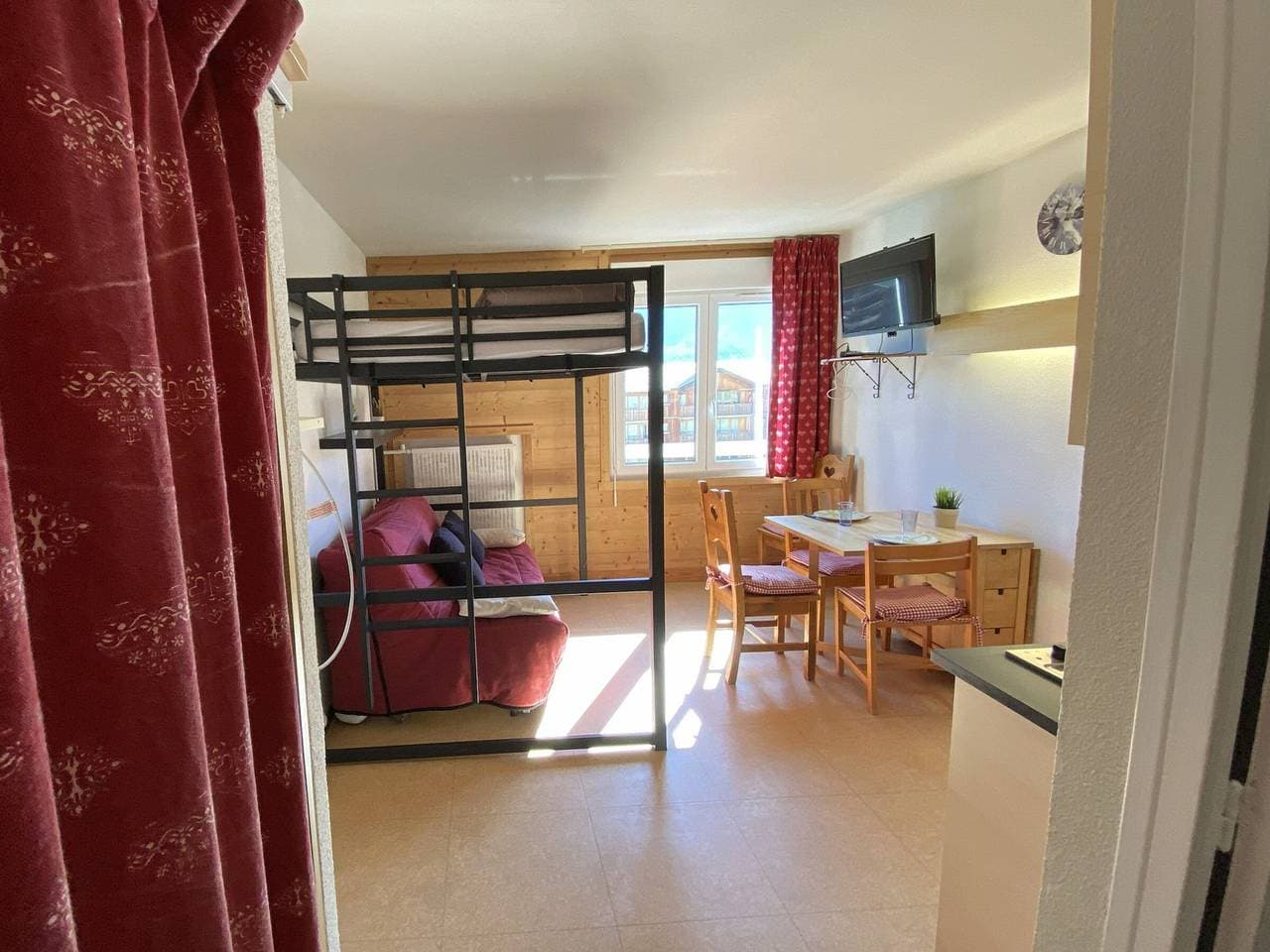 Foto 8 von 25: Renoviertes Studio für 3 Personen, am Fuße der Pisten, mit schöner Talblick – Superdévoluy