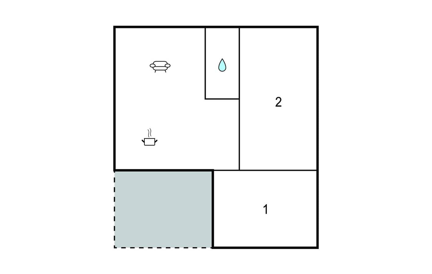 Foto 13 von 13: Gemütliche 62 m² große Wohnung mit Terrasse in der Nähe der Osteria del Castelluccio